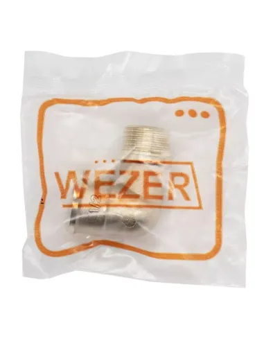 Уголок латунный Wezer 1/2 дюйма ВН