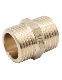 Нипель латунный Wezer НН 1/2 дюйма