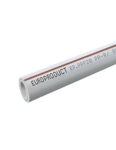 Труба полипропиленовая Europroduct PPR 32×5.4 мм, армированная базальтовым волокном