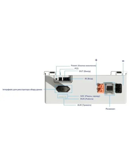 Аккумуляторная батарея Deye SE-F5 Pro-C LiFePO4 5,12 кВт·ч, 51,2 В, 100 А·ч