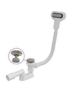 Сифон для ванны Alcaplast A516CKM, с плоским переливом, Click-Clack,57 мм