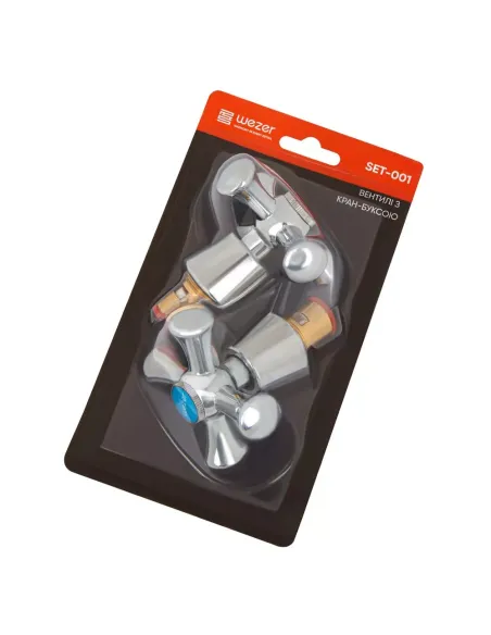 Кран-букса для смесителя Wezer SET-001 с ручкой, 2 шт
