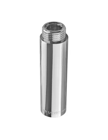 Подовжувач Europroduct EP.E080.Chr - 1/2 MF, 80 мм латунний, хром
