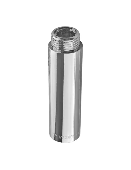 Подовжувач Europroduct EP.E080.Chr - 1/2 MF, 80 мм латунний, хром