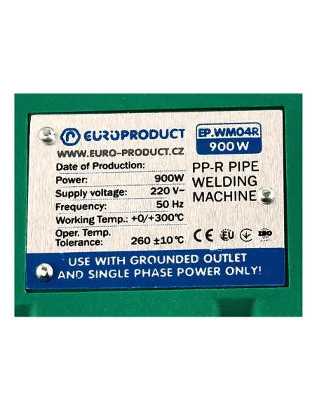 Паяльник для пластиковых труб Europroduct EP.WM04R, 20-32 мм