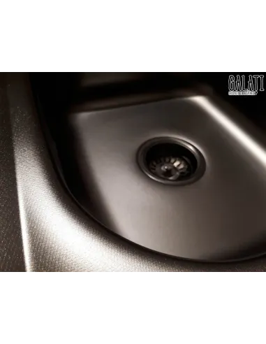 Мийка кухонна металева прямокутна Romzha Nicola Textura, 440х500х170 мм - 3