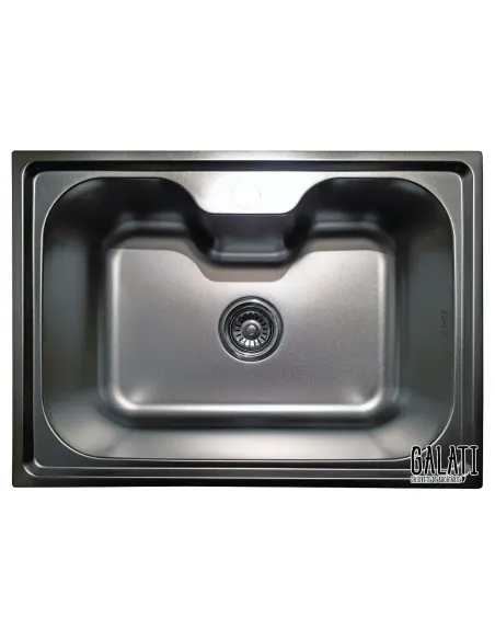 Мойка для кухни из нержавеющей стали прямоугольная Romzha Bella Satin, 430х600х200 мм - 1
