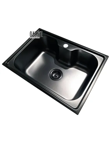 Мойка для кухни из нержавеющей стали прямоугольная Romzha Bella Satin, 430х600х200 мм - 2