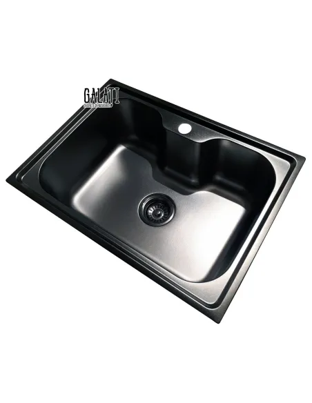 Мойка для кухни из нержавеющей стали прямоугольная Romzha Bella Satin, 430х600х200 мм - 2