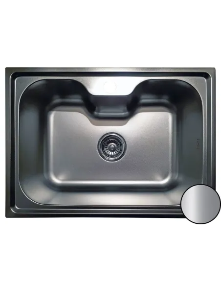 Мойка для кухни из нержавеющей стали прямоугольная Romzha Bella Satin, 430х600х200 мм - 4