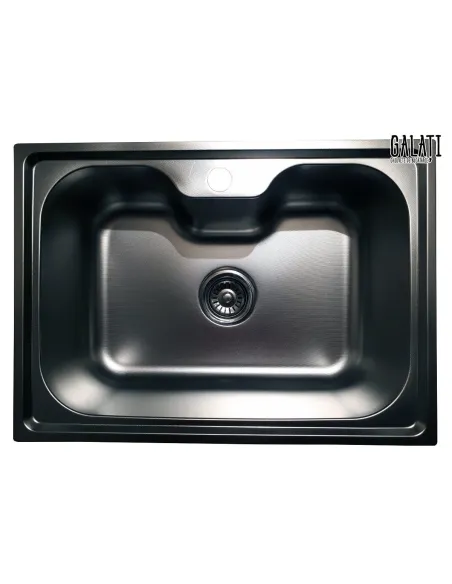 Мийка кухонна металева прямокутна Romzha Bella Textura, 430х600х200 мм - 1