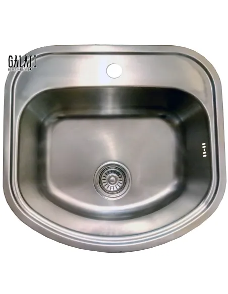 Мойка для кухни из нержавеющей стали овальная Romzha Vayorika Satin - 1 Мойка для кухни из нержавеющей стали овальная Romzha Vayorika Satin - 1