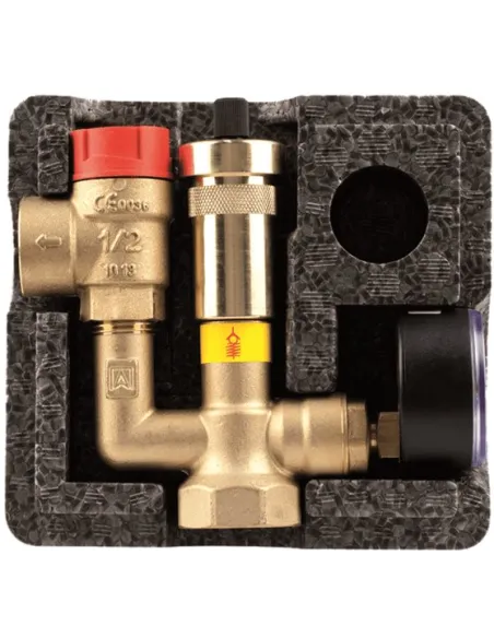 Група безпеки котла Afriso KSG maxi 100 кВт 3 бар - 1