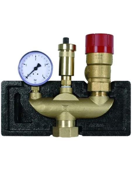 Группа безопасности котла Afriso WHK5 350 кВт 3 бар в изоляции - 1