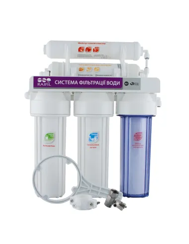 Фильтр для очистки воды Raifil NOVO 5 PU905W5-WF14-EZ 5 степеней очистки, UF мембрана - 1