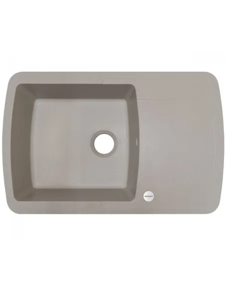 Мойка кухонная каменная Adamant Optimaks 500х780 мм, прямоугольная, светло-бежевая - 1