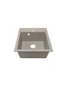 Мийка кухонна кам`яна Adamant Brick 515х460 мм, квадратна, сахара - 1