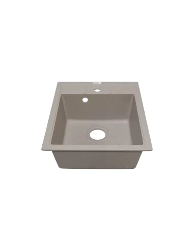 Мийка кухонна кам`яна Adamant Brick 515х460 мм, квадратна, терра - 1