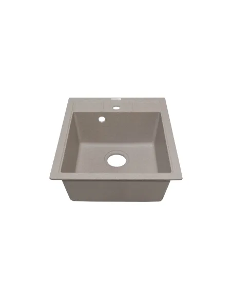 Мийка кухонна кам`яна Adamant Brick 515х460 мм, квадратна, терра - 1