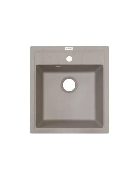 Мийка кухонна кам`яна Adamant Brick 515х460 мм, квадратна, терра - 2