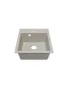 Мийка кухонна кам`яна Adamant Brick 515х460 мм, квадратна, айворі - 1