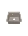 Мийка кухонна кам`яна Adamant Brick 515х460 мм, квадратна, теракотова - 1