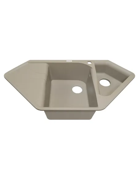 Мойка кухонная каменная Adamant Spirit 500х1000 мм, угловая, сахара - 1