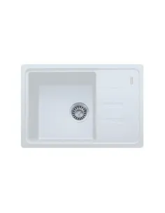 Мийка кухонна кам`яна Adamant Slim 435х620 мм, прямокутна, біла - 2