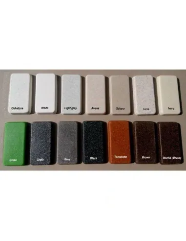 Мойка кухонная каменная Adamant Duplex 500х615 мм, прямоугольная, коричневая - 2