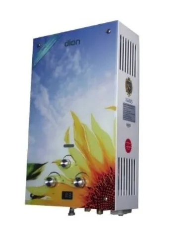 Колонка газовая Дион Фото-панель JSD 10 подсолнух, дымоходная - 2