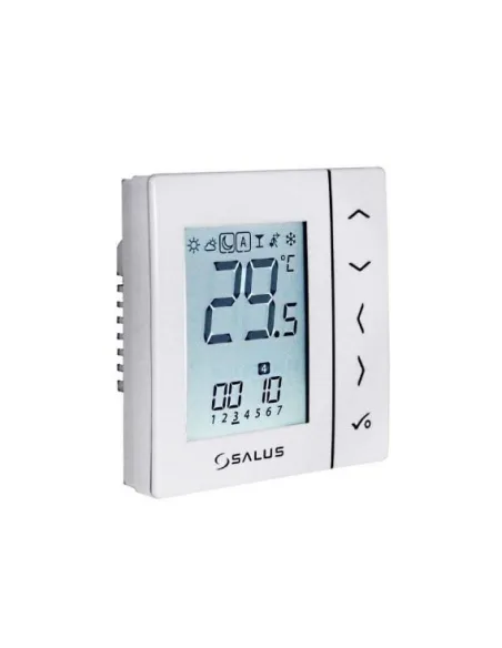 Терморегулятор Salus VS30W 230V (цифровой, белый) - 1