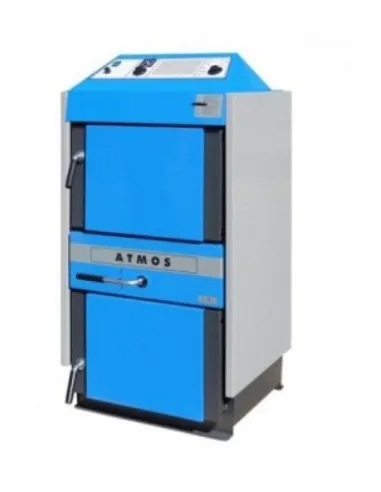 Котел твердотопливный Atmos DC 18 S пиролизный, с вентилятором - 1