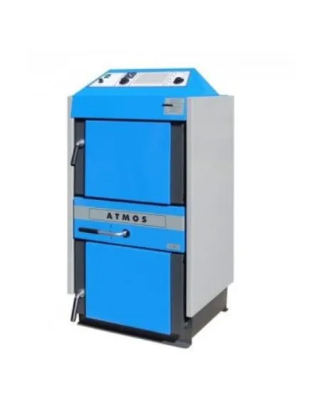 Котел твердотопливный Atmos DC 18 S пиролизный, с вентилятором - 1