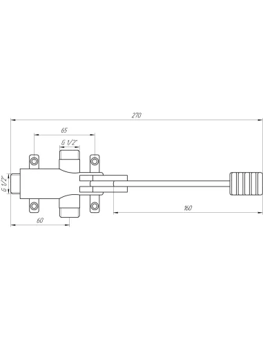 Кран-дозатор педальный Tremolada-486, ножной - 2