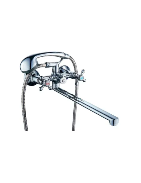 Змішувач для ванни Tau VD-2C261C (400 мм, вбудований дивертор картриджний) - 1