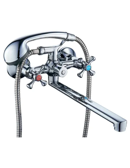 Смеситель для ванны Tau VN-2C260C (350 мм, дивертор встроенный картриджный) - 1
