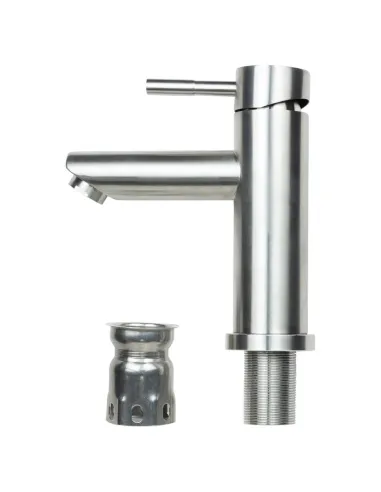 Змішувач для умивальника Aquatica KT-1A170P (литий, гайка, нержавіюча сталь) - 3