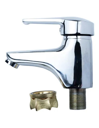 Смеситель для умывальника Aquatica HM-1A131C, литой, гайка - 3