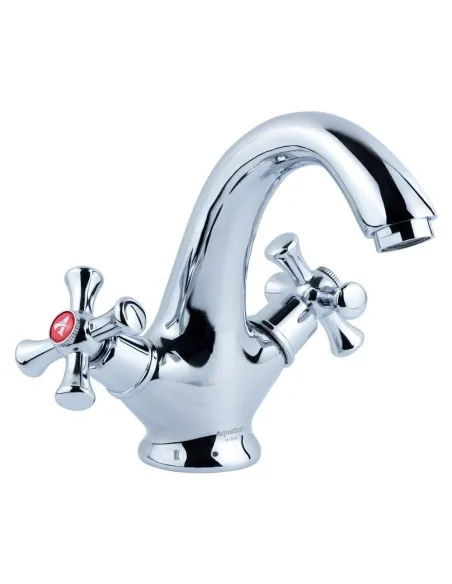 Змішувач для умивальника Aquatica PL-2A155C (литий, шпилька, вентильний) - 5