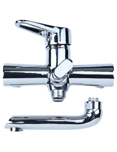 Змішувач для ванни Aquatica HK-2C130C 150 мм, дивертор, вбудований картридж. - 4