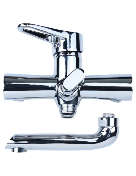 Змішувач для ванни Aquatica HK-2C130C 150 мм, дивертор, вбудований картридж. - 4