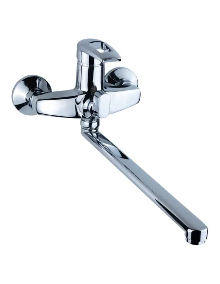 Змішувач для ванни Aquatica KM-2C233C (350 мм, вбудований дивертор картриджний) - 4