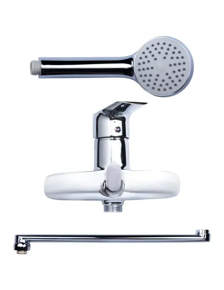 Смеситель для ванны Aquatica KN-2C228C (350 мм, дивертор встроенный картриджный) - 3