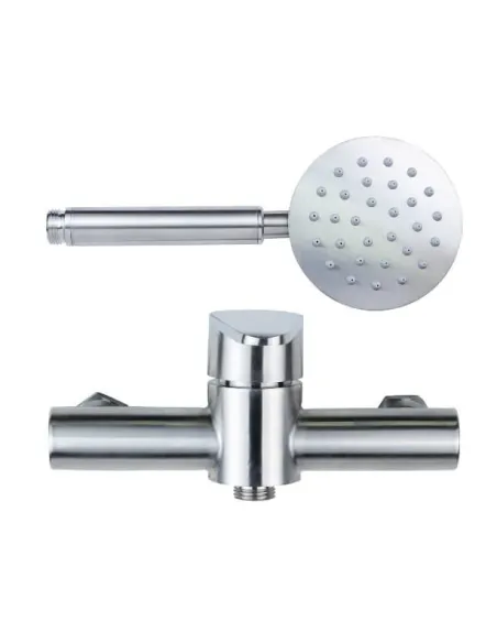 Змішувач для душу Aquatica HT-1D171P (нержавіюча сталь) - 3