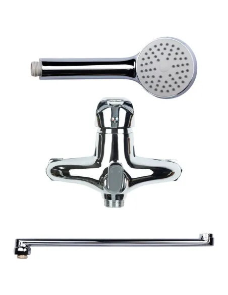 Смеситель для ванны Aquatica NK-2C232C (350 мм, дивертор встроенный картриджный) - 3