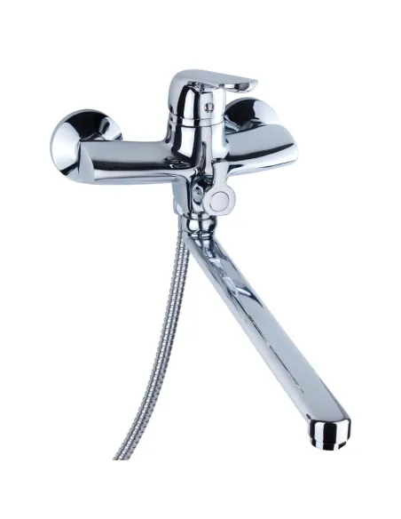 Змішувач для ванни Aquatica NM-2C234C (350 мм, вбудований дивертор картриджний) - 4