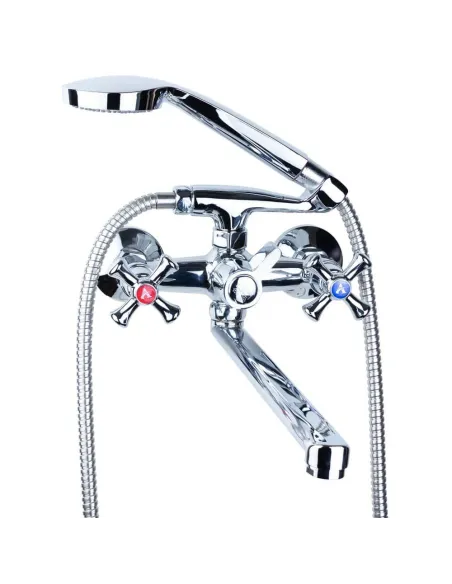 Змішувач для ванни Aquatica PL-2C255C (350 мм, вбудований дивертор картриджний) - 4