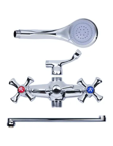 Смеситель для ванны Aquatica PL-5C255C (350 мм, дивертор встроенный шаровый) - 2