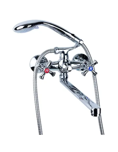 Смеситель для ванны Aquatica PL-5C255C (350 мм, дивертор встроенный шаровый) - 4