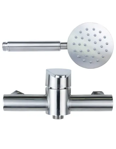 Змішувач для душу Aquatica HT-1D171P (нержавіюча сталь) - 11